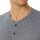 SCHIESSER Herren Schlafanzug, lang - Casual Essentials, Baumwolle, Knopfleiste Dunkelblau/Grau S