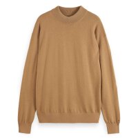SCOTCH&SODA Herren Pullover - Core, Dropped Shoulder, Pullover, einfarbig Hellbraun M