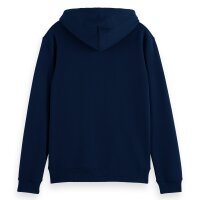 SCOTCH&SODA Herren Hoodie - Core, Logo Sweatshirt, Kapuze, einfarbig, Baumwolle Dunkelblau S