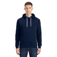 SCOTCH&SODA Herren Hoodie - Core, Logo Sweatshirt, Kapuze, einfarbig, Baumwolle Dunkelblau S