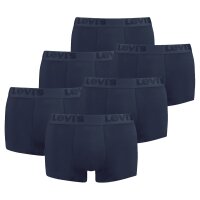Levis Herren Trunks - Premium Trunk, Cotton Stretch, 6er Pack Navy S