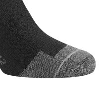 Rohner Basic Unisex Arbeitssocken, 3er Pack - Power Worker, Polsterung Schwarz/Grau 35-38