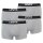 Levis Mens Solid Basic Trunk Organic, Pack of 4, Boxer Shorts, Logo Waistband Grey Melange M (Medium)