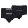 Levis Mens Solid Basic Brief Organic, Pack of 4 Slips,Logo Waistband Black S (Small)