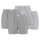 Levis Herren Boxershorts, 4er Pack - Web-Shorts, Baumwolle, einfarbig Grau S