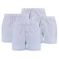 Levis Mens Boxer Shorts, 4-Pack - Woven Shorts, Cotton, plain Light blue S (Small)