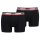 Levis Herren Boxershorts, 4er Pack - Sportswear Boxer Brief Organic, Logobund Schwarz M