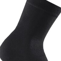 Rohner Basic unisex socks, 3-pack - Soft Touch, short socks, viscose mix Black 35-38 (UK 2.5-5)