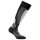 Rohner Basic unisex ski socks, 2-pack - Basic ski, knee-high socks, wool blend Grey 35-38 (UK 2.5-5)