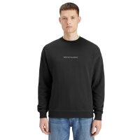 SCOTCH&SODA Herren Sweatshirt - Core, Logo Front Chest Sweat, Pullover, einfarbig Schwarz S