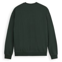 SCOTCH&SODA Mens Sweatshirt - Core, Logo Front Chest Sweat, Oullover, single-coloured Dark green S (Small)