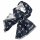 JOOP! mens scarf with modal and wool - Feris, woven scarf, cornflower, 180x40cm Blue