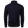 JOOP! Herren Strickpullover mit Troyer-Zip - Thom, Feinstrick mit Struktur, Woll-Mix Blau L