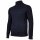 JOOP! mens knitted jumper with troyer zip - Thom, fine knit with structure, wool mix Blue L (Large)