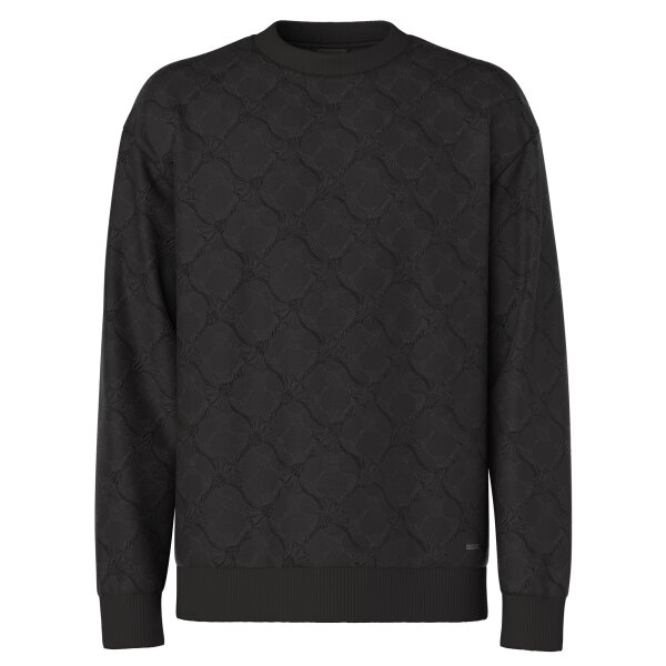JOOP! Herren Sweatshirt mit Allover-Print - Cortez, Rundhals, Stickerei, Cotton-Mix