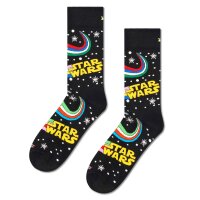 Happy Socks Herren Socken, 6er Pack - STAR WARS, Geschenkbox, Motivsocken Star Wars 6 Pack Gift Set 41-46