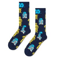 Happy Socks Herren Socken, 6er Pack - STAR WARS, Geschenkbox, Motivsocken Star Wars 6 Pack Gift Set 41-46