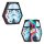 Happy Socks Herren Socken, 6er Pack - STAR WARS, Geschenkbox, Motivsocken Star Wars 6 Pack Gift Set 41-46