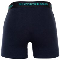 SCOTCH&SODA mens boxer shorts, 3-pack - cotton stretch boxer, print Blue/Green S (Small)