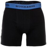 SCOTCH&SODA mens boxer shorts, 3-pack - cotton stretch boxer, print Blue/Green S (Small)