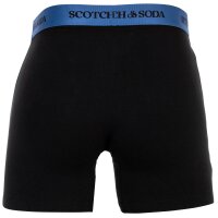SCOTCH&SODA mens boxer shorts, 3-pack - cotton stretch boxer, print Blue/Green S (Small)