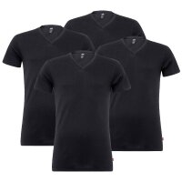 Levis Herren T-Shirts, 4er Pack - V-Ausschnitt, Kurzarm,...