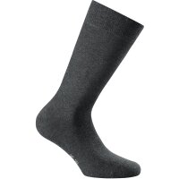 Rohner Basic Unisex Socken, Multipack - Cotton II, Kurzsocken, Basic, einfarbig Anthrazit 35-38 (2.5-5 UK) 6er Pack (2x3P)