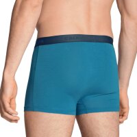 CALIDA Herren Boxershorts, 6er Pack - Natural Benefit, Elastikbund, Single Jersey Schwarz/Blau M (50)