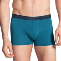 CALIDA Herren Boxershorts, 6er Pack - Natural Benefit, Elastikbund, Single Jersey Schwarz/Blau M (50)