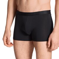 CALIDA Mens Boxer Shorts, 6-Pack - Natural Benefit, Elastic Waistband, Single Jersey Black M (Medium)