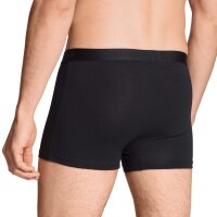 CALIDA Mens Boxer Shorts, 6-Pack - Natural Benefit, Elastic Waistband, Single Jersey Black S (Small)