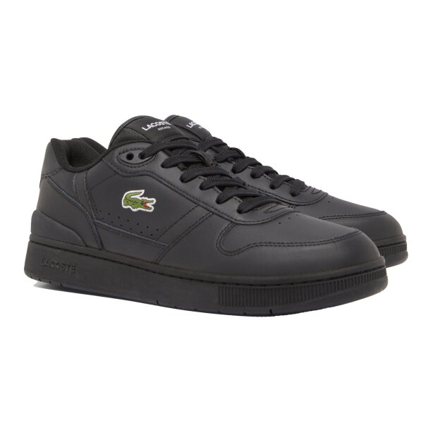 LACOSTE Mens Sneaker - T-CLIP SET, sneakers, logo, genuine leather Black EUR 43 (9 UK)