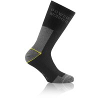Rohner Basic Unisex Arbeitssocken, Multipack - Power Worker, Polsterung Schwarz/Grau 47-50 9er Pack (3x3P)