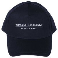 A|X ARMANI EXCHANGE Unisex Baseball Cap - Kappe, Logo, One Size Dunkelblau
