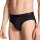 CALIDA Herren Slip, 6er Pack - Natural Benefit, Elastikbund, Single Jersey Schwarz S (46/48)