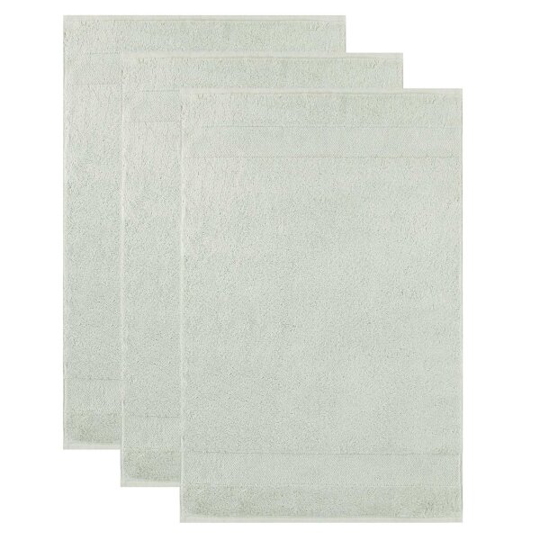 Villeroy & Boch Guest Towel, 3-pack - One, Terry Towel, Towel, Cotton Green (sage) 30x50 cm
