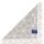 Villeroy & Boch guest towel, pack of 3 - Carré, terry towel, patterned, towel, cotton White/Light Grey 30x50 cm