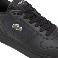 LACOSTE Mens Sneaker - T-CLIP SET, sneakers, logo, genuine leather Black EUR 41 (7.5 UK)