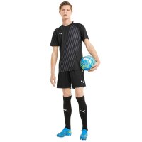 PUMA Herren Shorts - Teamliga Training Shorts, Logo, Polyester, kurz Schwarz S