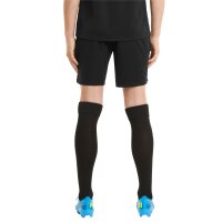 PUMA Mens Shorts - Teamliga Training Shorts, Logo, Polyester, short Black XL (X-Large)