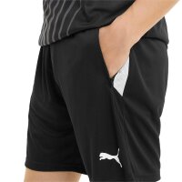 PUMA Mens Shorts - Teamliga Training Shorts, Logo, Polyester, short Black XXL (XX-Large)