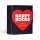 Happy Socks Unisex Socks - Love, Valentines Day, Gift Box Heart Socks Navy 36-40 (UK 4-7)