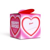 Happy Socks Unisex Socken, 2er Pack - Love Geschenkbox, Farbmix Valentines 36-40