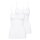 CALIDA Ladies Spaghetti Top, 2 pack - Natural Comfort, Undershirt, Top, Jersey, Single-colored White 36-38 (UK 10/12)
