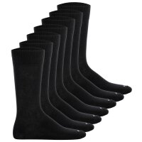BOSS Mens Socks, pack of 7 - RS Uni CC, cotton mix, logo, single-colored Black 39-42 (UK 6-8,5)
