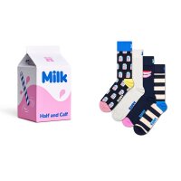 Happy Socks unisex socks, 4-pack - special gift box, colour mix Milk Cartoon 36-40 (UK 4-7)