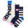 Happy Socks unisex socks, 4-pack - special gift box, colour mix Milk Cartoon 36-40 (UK 4-7)