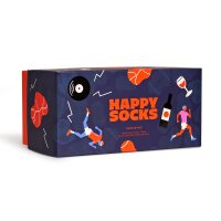 Happy Socks 7 pack unisex socks, gift box, mixed colours 7 Days 2 36-40 (UK 4-7)