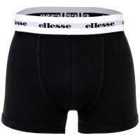 ellesse Herren Boxer Shorts, 7er Pack - Scopello 7 Pack Boxer Shorts, Logo, Cotton Stretch Schwarz S
