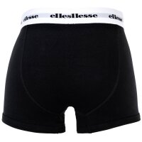 ellesse Herren Boxer Shorts, 7er Pack - Scopello 7 Pack Boxer Shorts, Logo, Cotton Stretch Schwarz S
